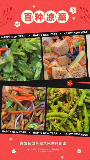 100种精品凉拌菜系列热卤系列课程