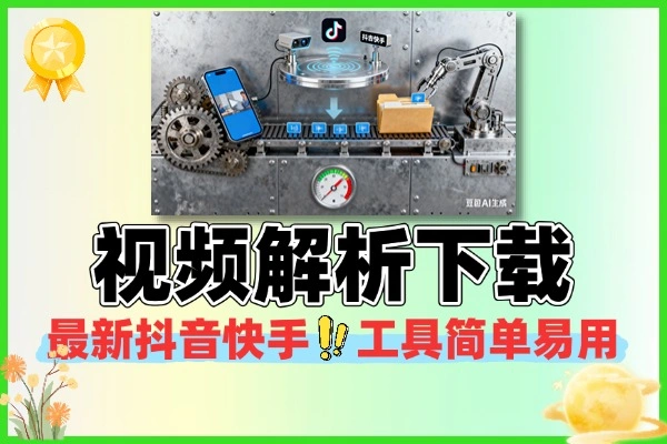 抖音快手视频解析下载工具