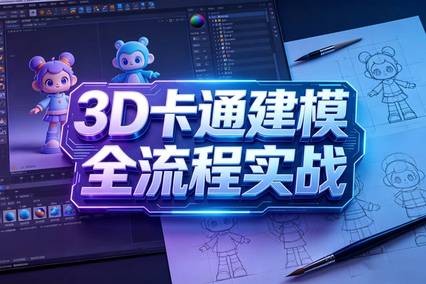 3D卡通建模全流程实战